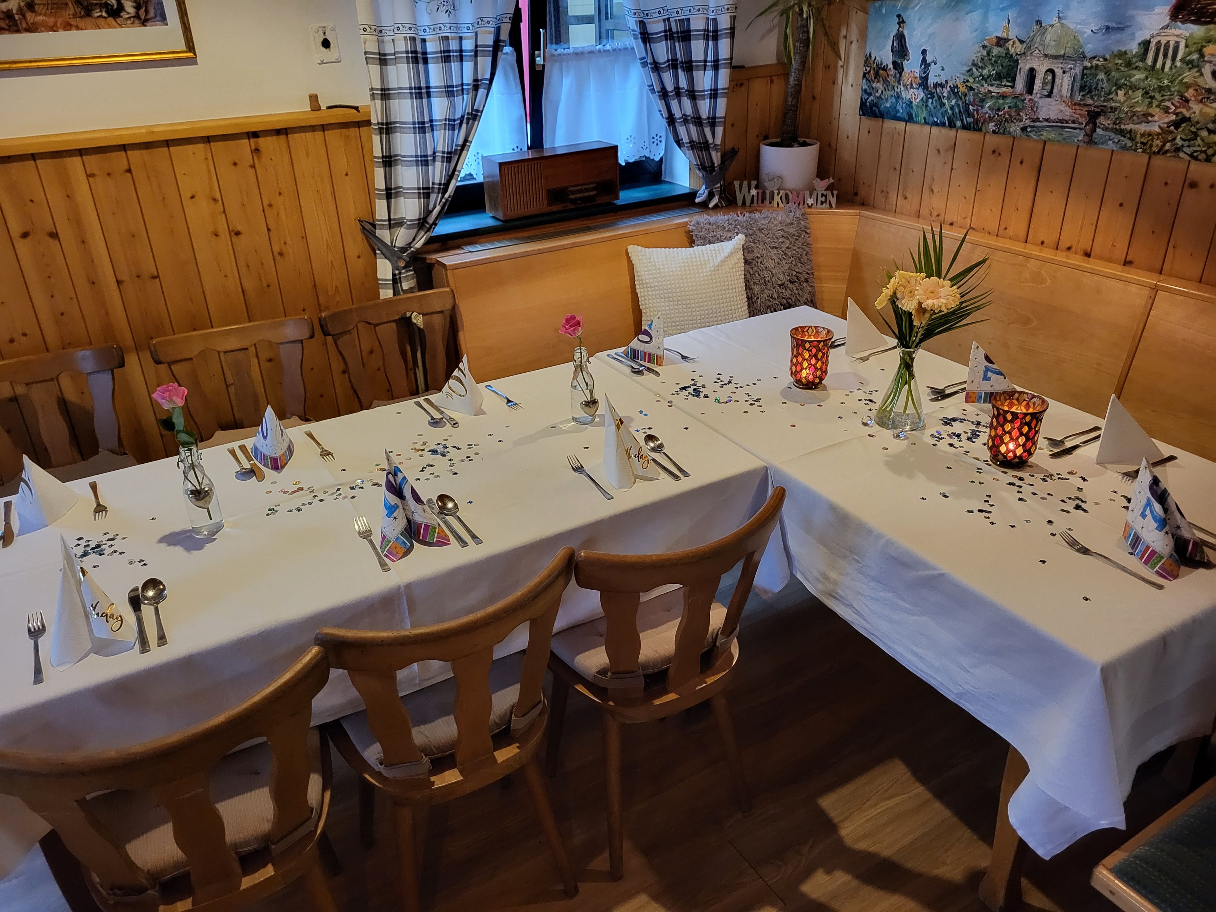Ein gedeckter Tisch